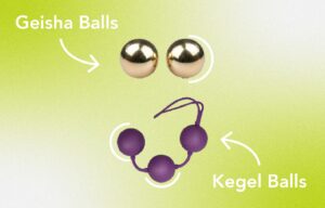Kegel- and Geisha Balls for Pelvic Muscle Training