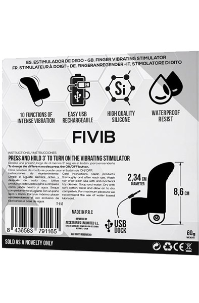 10-Functions Finger Vibrating Stimulator USB - Finger-Vibrator 3