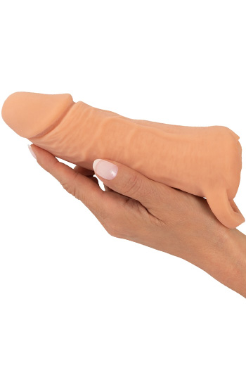2-in-1 Extension & Masturbator 18,5cm - Penisverlängerung 3