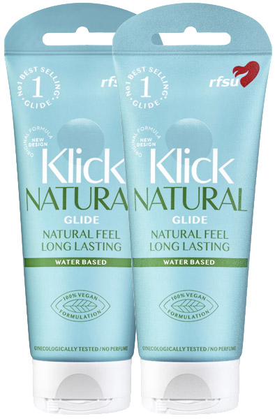 2-pack RFSU Klick Natural Glide 100ml - Angebote 1