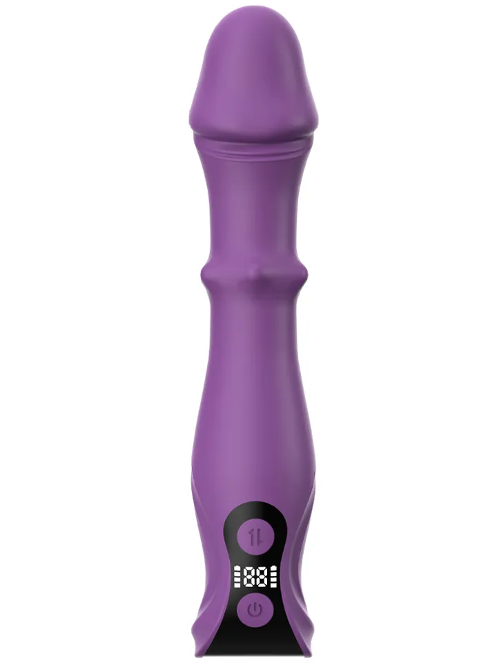 3-in-1 Vibrating Dildo With LCD Display - Vibrating dildo 1