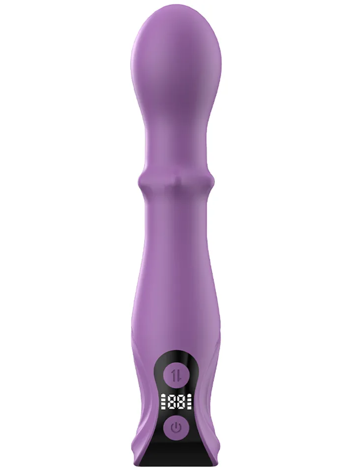 360 Triple Stimulation Vibrator LCD Display - Vibrating dildo 1