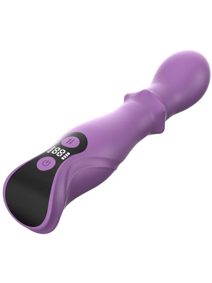 360 Triple Stimulation Vibrator LCD Display - Vibrating dildo 4