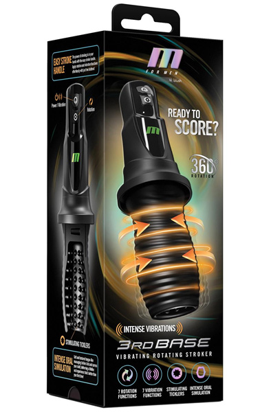 3rd Base Vibrating & Rotating Stroker - Masturbator 8