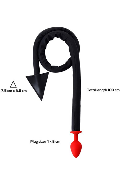 A-Gusto Butt Plug With Devil Tail - Analplug in Tierform 5