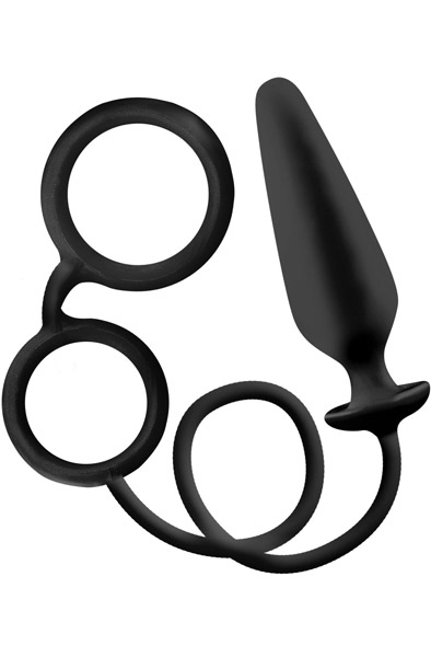 A.K.A Sergant Hard-on Silicon Cockring & Butt Plug - Analplug mit Penisring 1