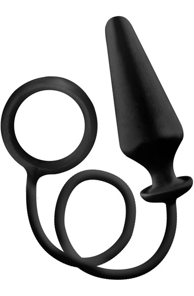A.K.A Sergant Stiffy Silicon Cockring & Butt Plug - Analplug mit Penisring 1