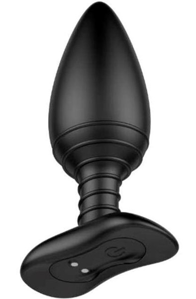 Action Asher Butt Plug Remote Control - Vibrierender Analplug 2