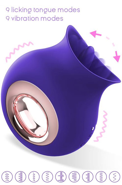 Action No. 25 Licking Tongue & Vibrator Clitoris Massager - Klitoris-Vibrator 1