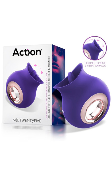 Action No. 25 Licking Tongue & Vibrator Clitoris Massager - Klitoris-Vibrator 7