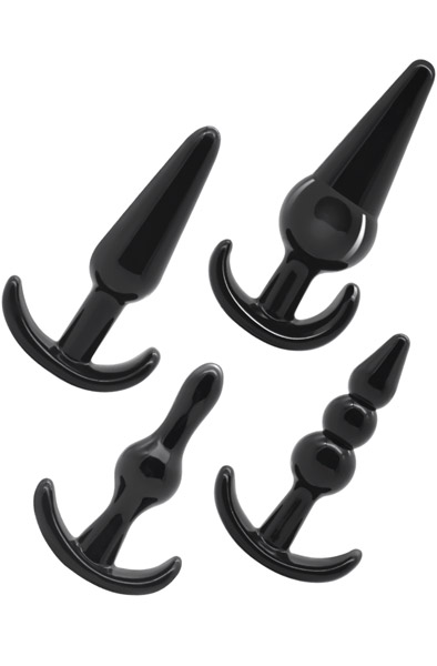 Addicted Toys Anal Plugs 4-pack - Analplug Set 2