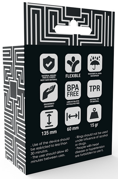 Addicted Toys Rings Set For Penis Black - Cockring 3