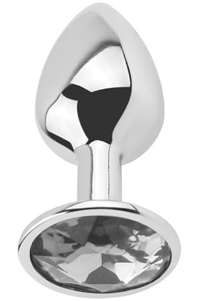 Afterdark Diamond White Anal Plug L - Analplug aus Metall 1
