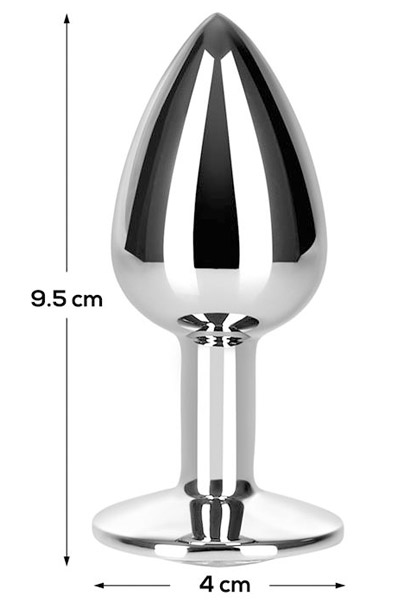 Afterdark Diamond White Anal Plug L - Analplug aus Metall 2