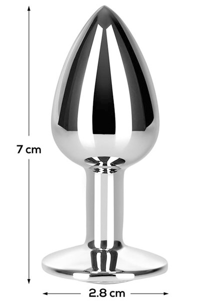 Afterdark Diamond White Anal Plug S - Analplug aus Metall 2