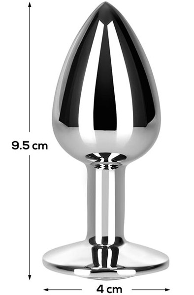 Afterdark Purple Amethyst Anal Plug L - Analplug aus Metall 2