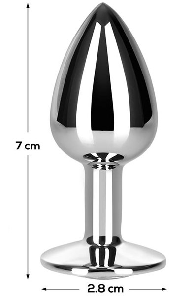 Afterdark Purple Amethyst Anal Plug S - Analplug aus Metall 2