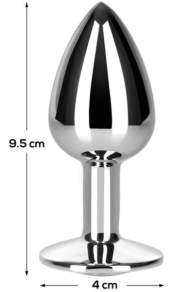 Afterdark Red Rubby Anal Plug L - Analplug aus Metall 2