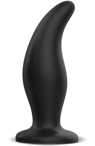 Afterdark Sharky Anal Plug Black Silicone 12cm - Analplug 1