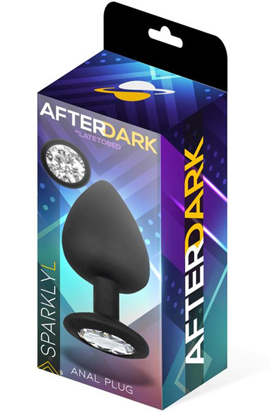 Afterdark Sparkly Butt Plug Silicone L - Analplug 2