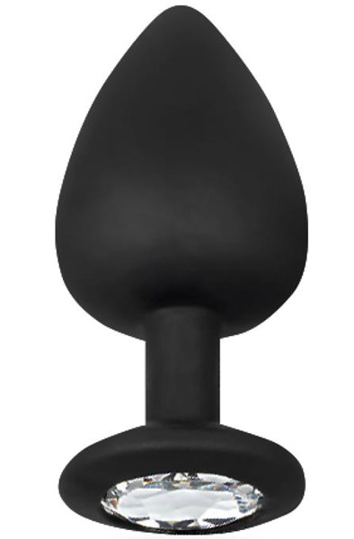 Afterdark Sparkly Butt Plug Silicone M - Analplug 1