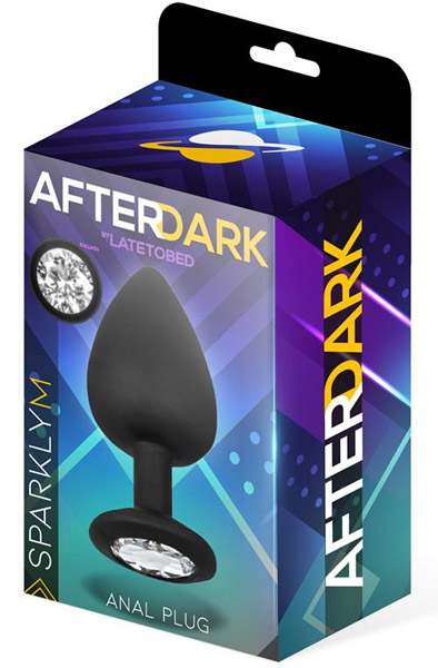 Afterdark Sparkly Butt Plug Silicone M - Analplug 2