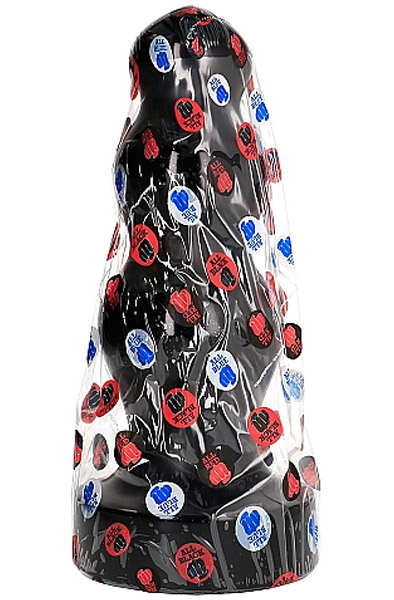 All Black Butt Plug 38 cm - Extra dicker Analplug 2