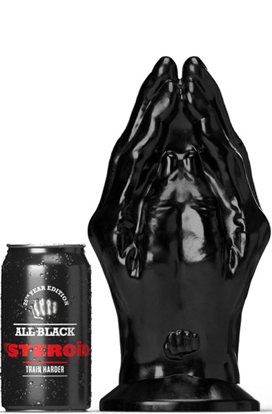 All Black Steroïd Hail Mary 24 cm - Fisting hand 1