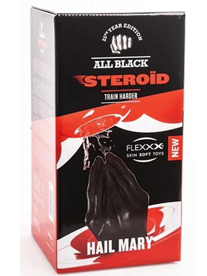 All Black Steroïd Hail Mary 24 cm - Fisting hand 6