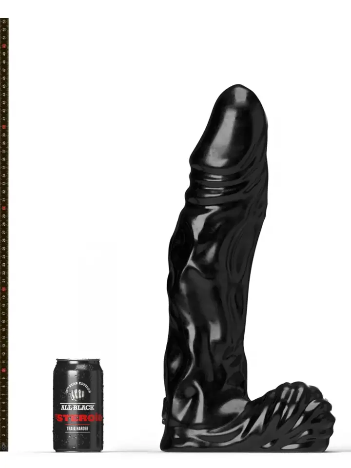 All Black Steroïd The Referee 45 cm - XXL dildo 5