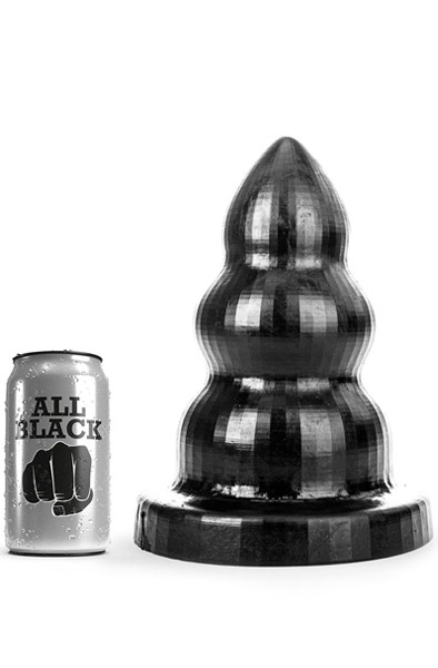 All Black Triple Pleasure Medium - XL Buttplug 2