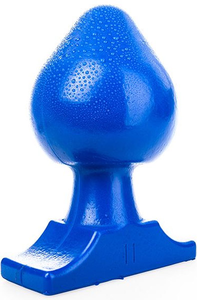 All Blue Vinyl Anal Plug 19 cm - Extra dicker Analplug 2