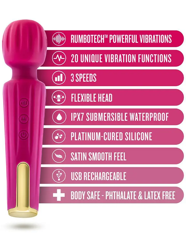 Allana Velvet Powerful Wand - Magic wand / Massage wand 4