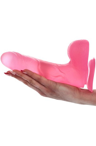Alvaro Dildo Transparent Pink 23 cm - Dildo 2
