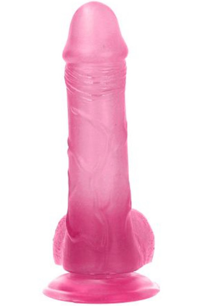 Alvaro Dildo Transparent Pink 23 cm - Dildo 3