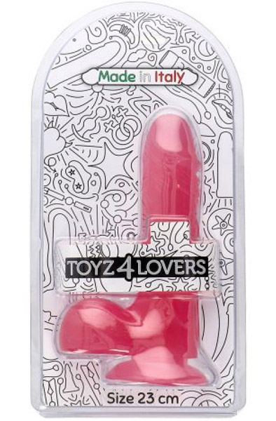 Alvaro Dildo Transparent Pink 23 cm - Dildo 5