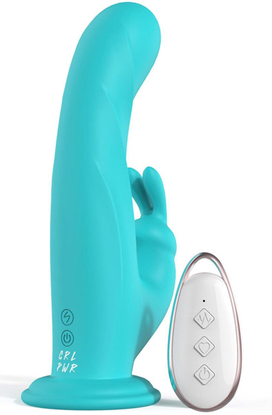 Amazing Greta Green With Remote - Rabbit-Vibrator 2