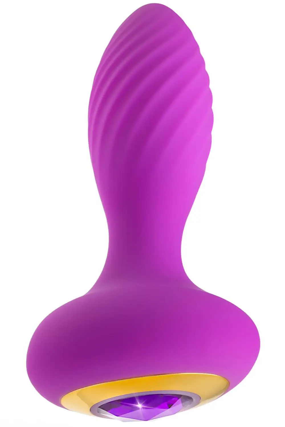 Amethyst Charm Vibrating Plug - Vibrating anal plug 1