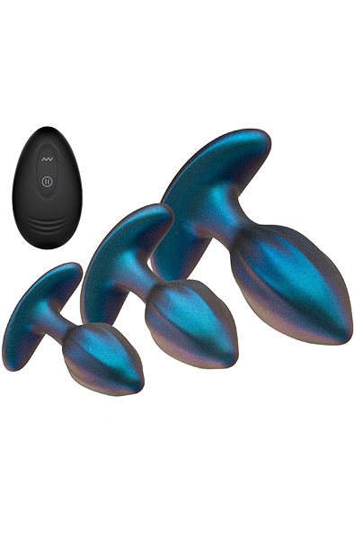 Anal Adventures Matrix Cosmos Plug Kit - Vibrierender Analplug 2