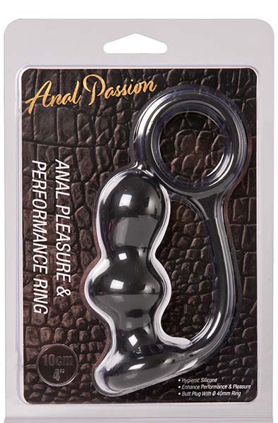 Anal Pleasure & Performance Ring - Analplug mit Zugring 4