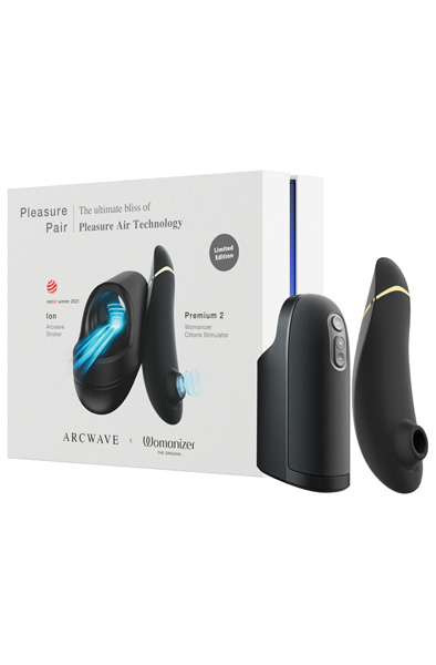 Arcwave x Womanizer Pleasure Pair Ion + Premium 2 - Luftdruck-Vibrator 3