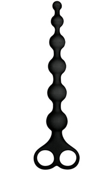 Arse Beads Silicone Black 26 cm - Anal-Kugeln 1