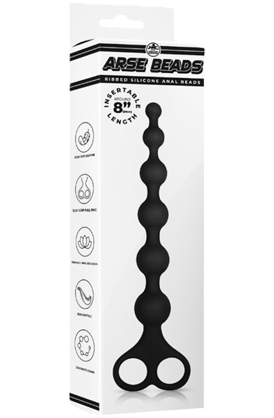 Arse Beads Silicone Black 26 cm - Anal-Kugeln 3