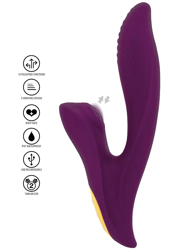 Athena Tapping Sensation Vibe - G-spot vibrator 3