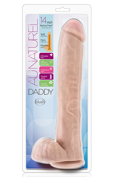 Au Naturel Daddy Dual Density Dildo 36 cm - XL Dildo 2