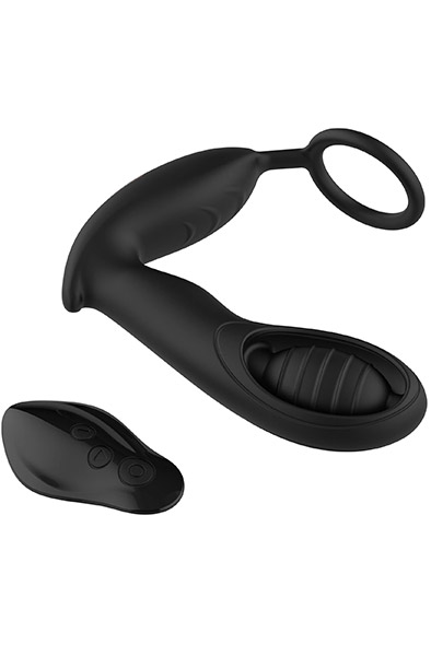 b-pleasure Vibrating P-plug No.3 - Prostatavibrator mit Penisring 3