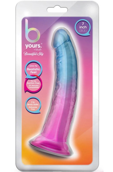 B Yours Beautiful Sky Dildo Sunset 19 cm - Dildo 4