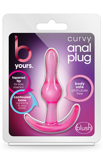 B Yours Curvy Anal Plug Pink - Mini-Analdildo 3