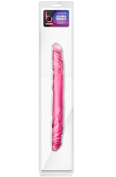B Yours Double Dildo Pink 35 cm - Doppel-Dildo 3