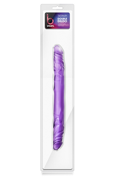 B Yours Double Dildo Purple 35 cm - Doppel-Dildo 2
